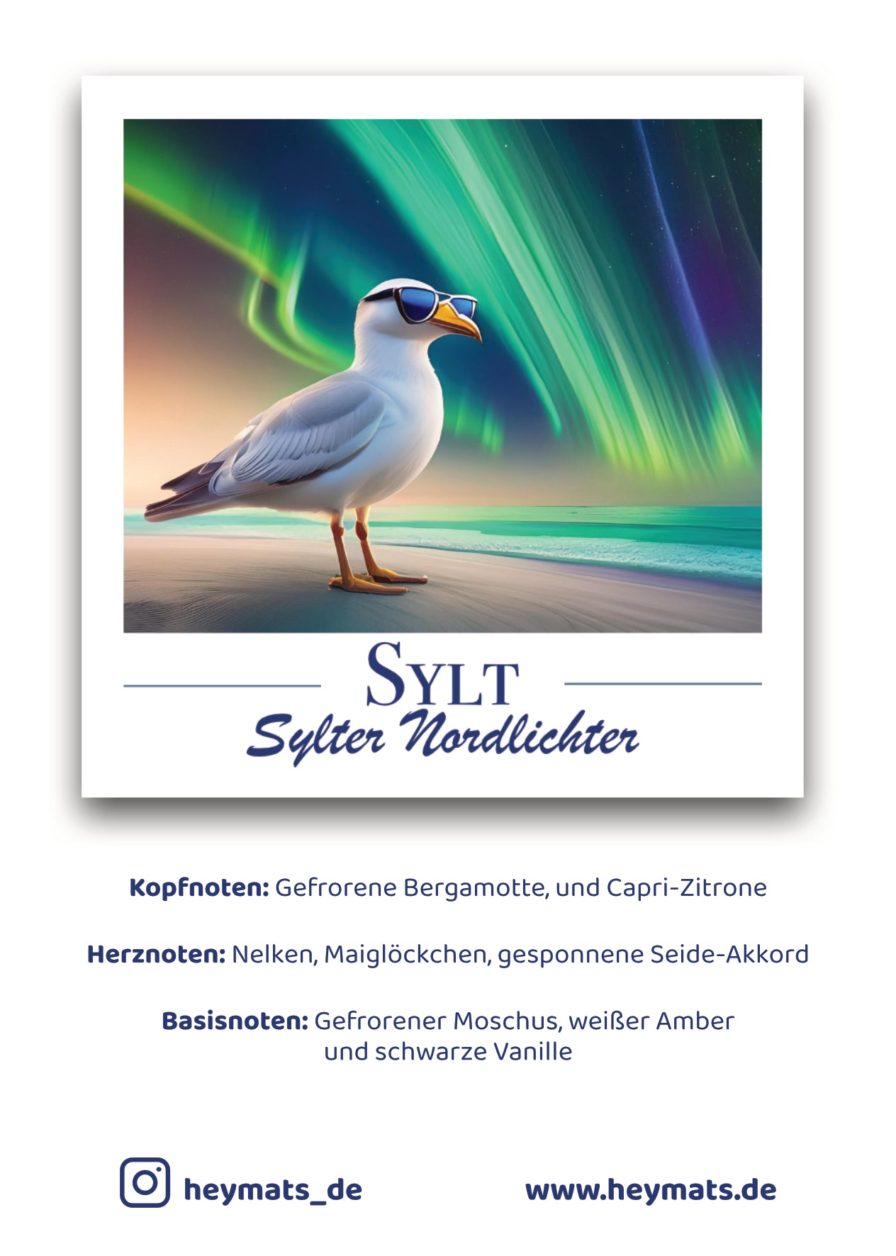 Sylter Nordlichter - Nelke und Moschus - Sylt Edition - Sojawachs Kerze - 200g