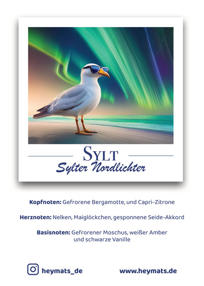 Sylter Nordlichter - Nelke und Moschus - Sylt Edition - Sojawachs Kerze - 200g