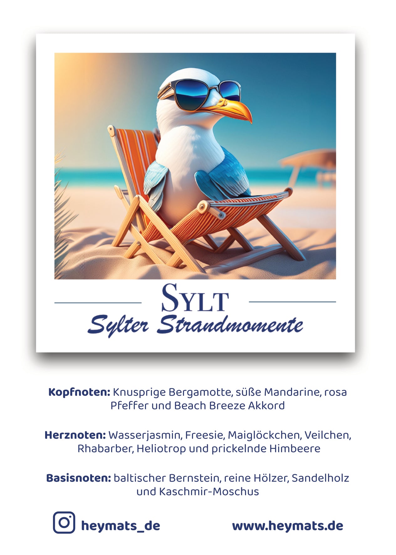 Sylter Strandmomente - Bergamotte & Mandarine - Sylt Edition - Sojawachs Kerze - 200g